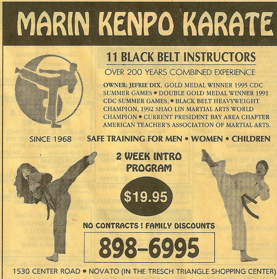 Marin Kenpo Karate - Combat Kenpo